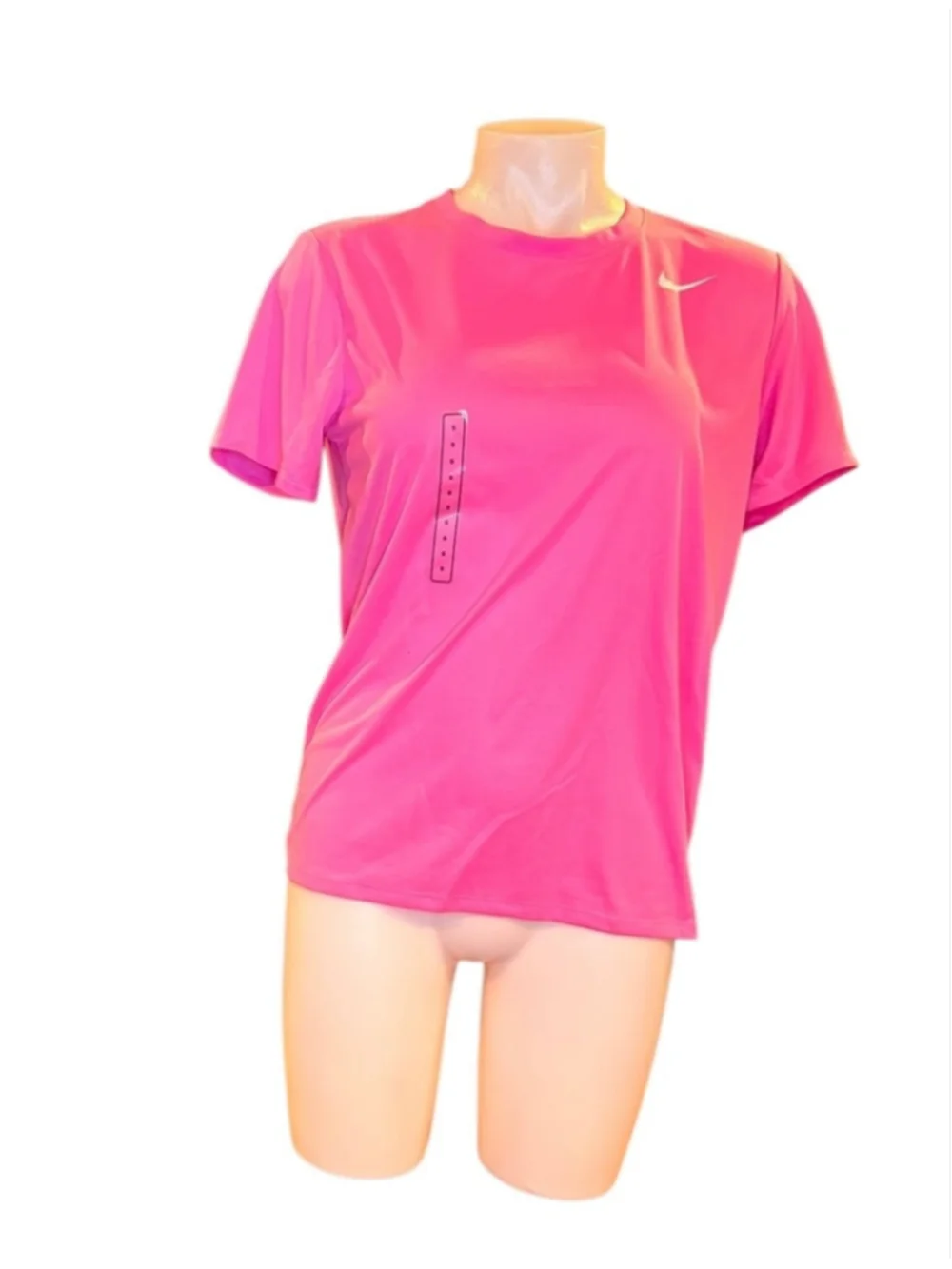 Women's Nike Training Short Sleeve Tee S Pink wm3